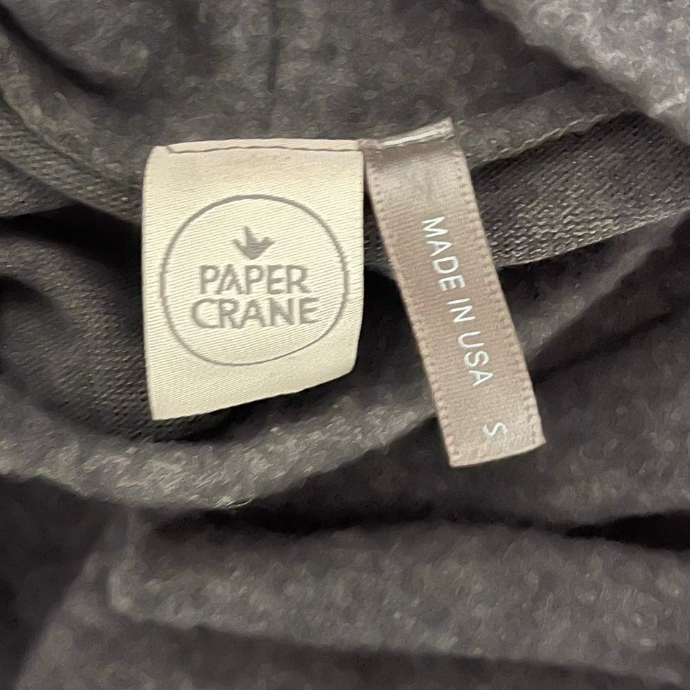 Women’s Charcoal Gray Fleece Dress. - Picture 4 of 5